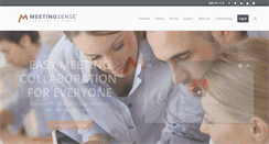 Desktop Screenshot of meetingsense.com