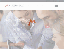 Tablet Screenshot of meetingsense.com